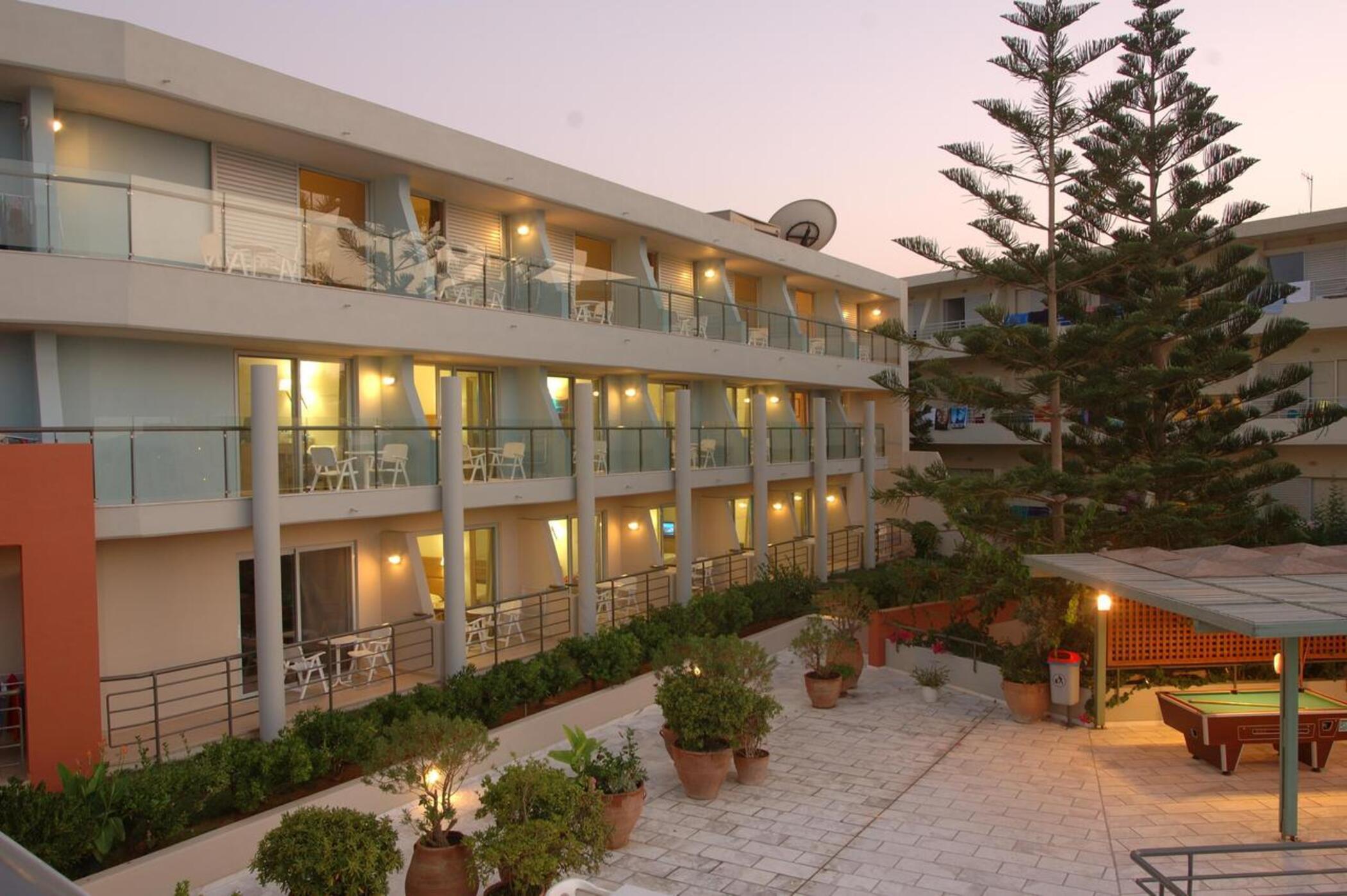 Minos Hotel Rethymnon Exterior foto